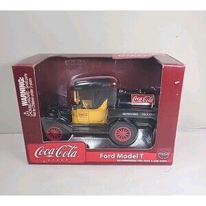 NEW Gearbox Coca-Cola Ford Model T Die-Cast Bank Goodyear Tires Detachable Key